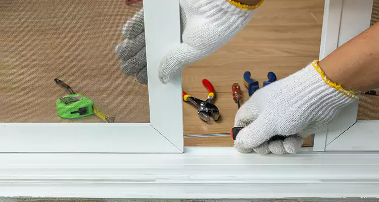 Sliding Glass Door Off Rails Repair in North Fort Myers, FL
